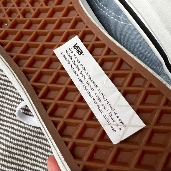 Blue Big Kid Lace-up vans - Picture 5 of 5